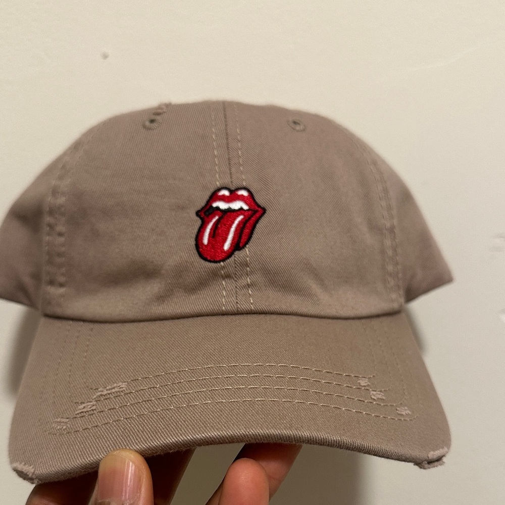 Embroidered Tongue Logo Cap